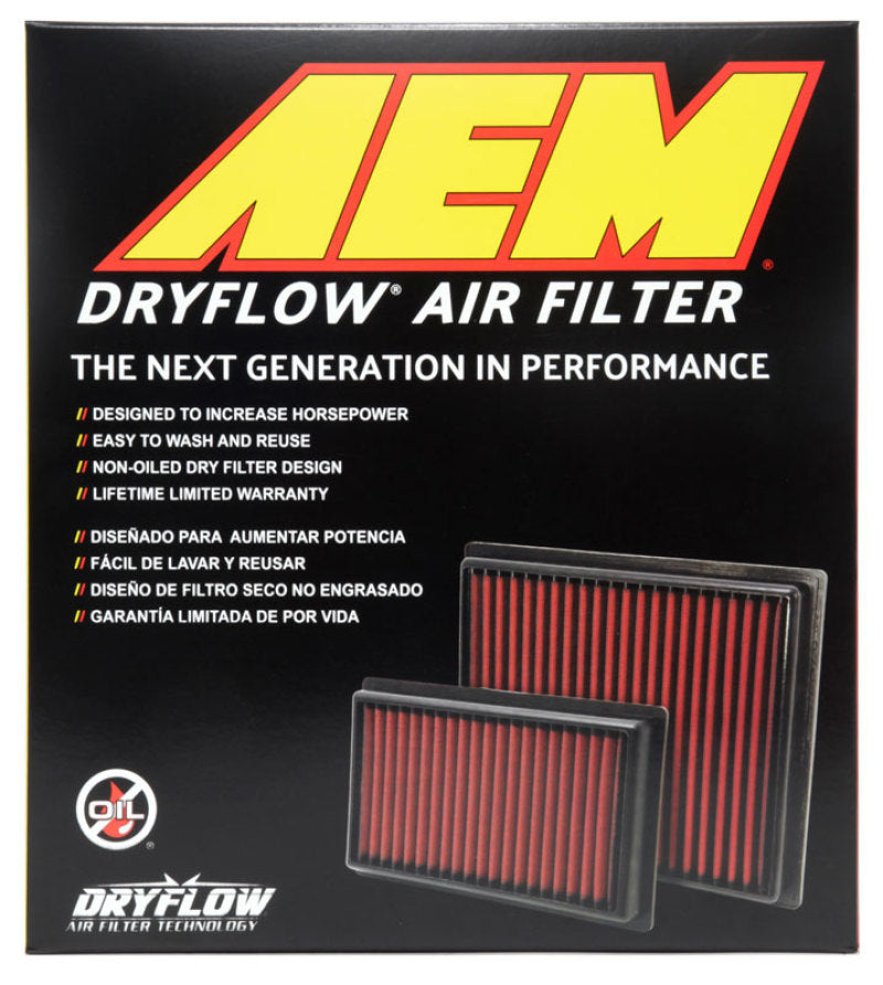 AEM 01-09 Audi A4/RS4/S4 DryFlow Air Filter Air Filters - Drop In AEM Induction   