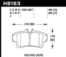 Load image into Gallery viewer, Hawk 94-04 Ford Mustang HPS Street Rear Brake Pads Brake Pads - Performance Hawk Performance   