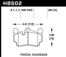 Load image into Gallery viewer, Hawk 2007-2014 Audi Q7 Premium HPS 5.0 Rear Brake Pads Brake Pads - Performance Hawk Performance   