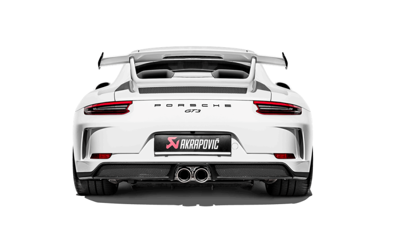 Akrapovic 2018 Porsche 911 GT3 (991.2) Slip-On Race Line (Titanium) w/Titanium Tail Pipe Set Muffler Akrapovic   