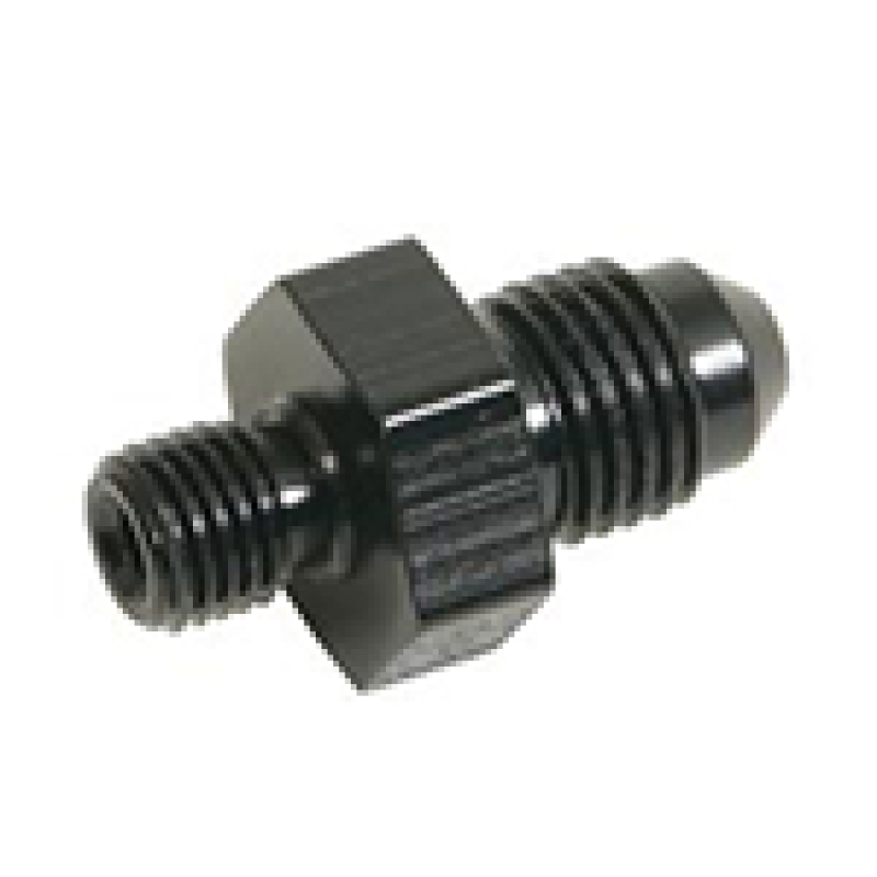 Fragola -6AN x 10mm x 1.0 Male Adapter-Weber - Black Fittings Fragola   