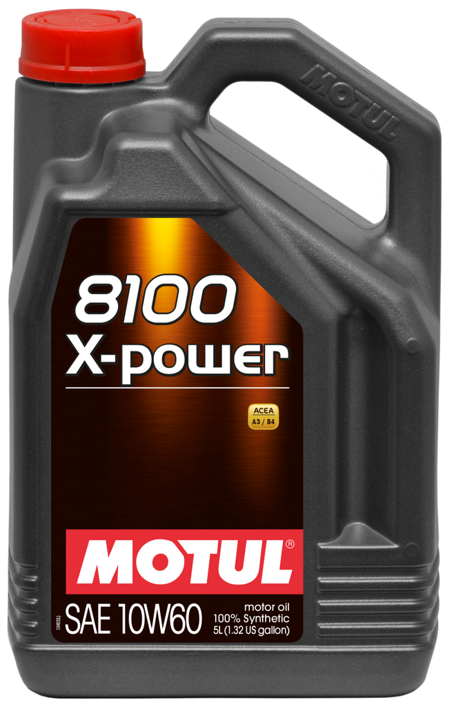 Motul 5L Synthetic Engine Oil 8100 10W60 X-Power Motor Oils Motul   
