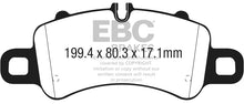 Load image into Gallery viewer, EBC 2016+ Porsche 911 (991/2 w/Cast Iron Rotors) 3.0TT Carrera Bluestuff Front Brake Pads Brake Pads - Racing EBC   