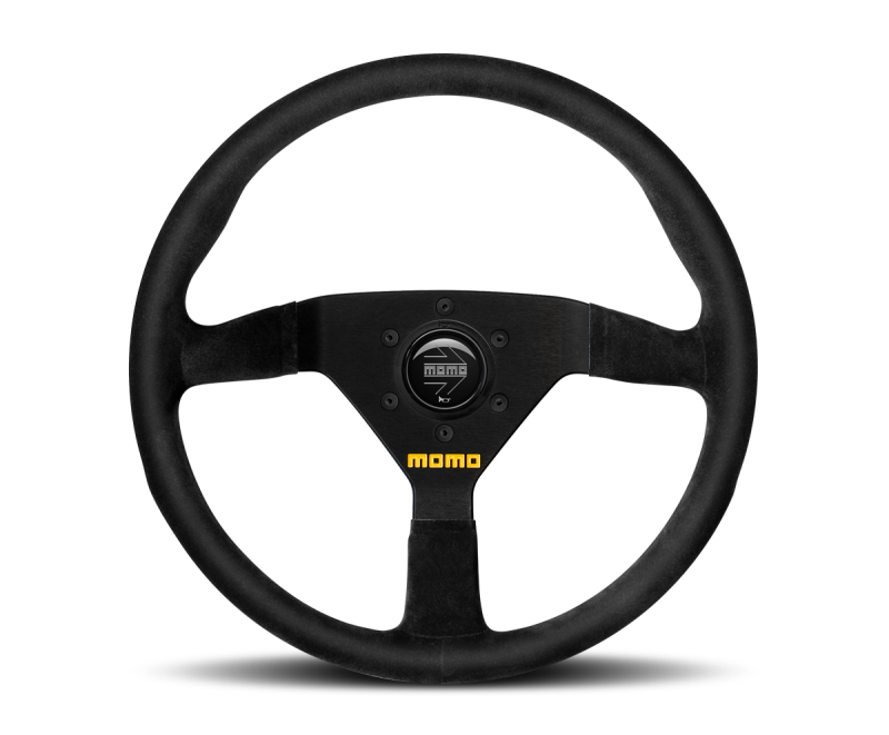 Momo MOD78 Steering Wheel 350 mm -  Black Leather/Black Spokes Steering Wheels MOMO   