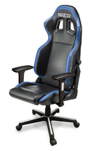 Load image into Gallery viewer, Sparco Game Chair ICON BLK/BLU Apparel SPARCO   