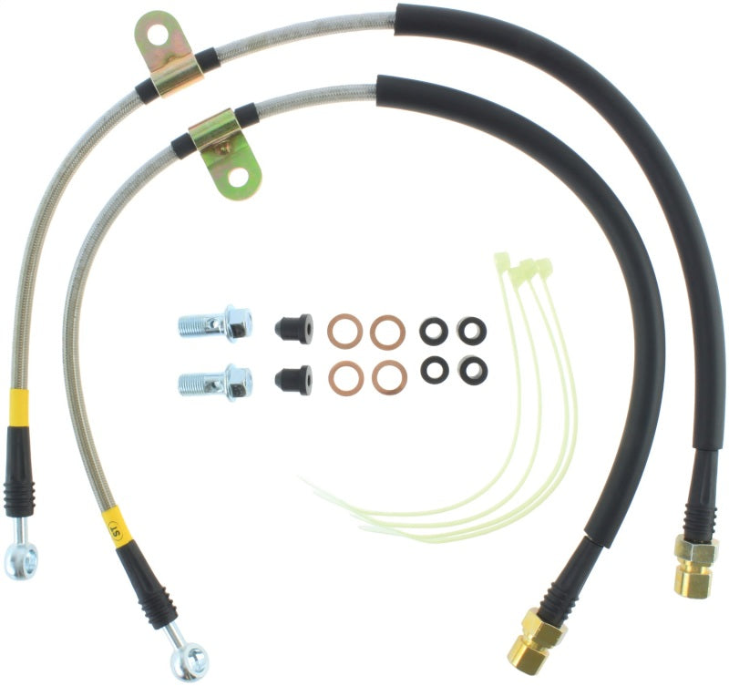 StopTech Stainless Steel Front Brake Lines 12-14 Ford Raptor Brake Line Kits Stoptech   