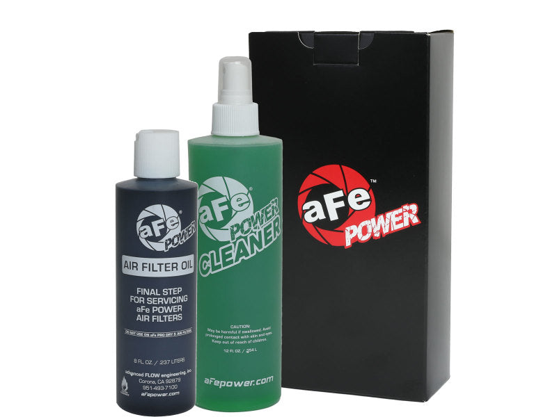 aFe Air Filter Restore Kit (8oz Squeeze Oil & 12oz Spray Cleaner) - Black Additives aFe   