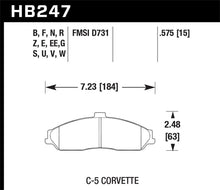 Load image into Gallery viewer, Hawk 2008-2009 Cadillac XLR Platinum HPS 5.0 Front Brake Pads Brake Pads - Performance Hawk Performance   