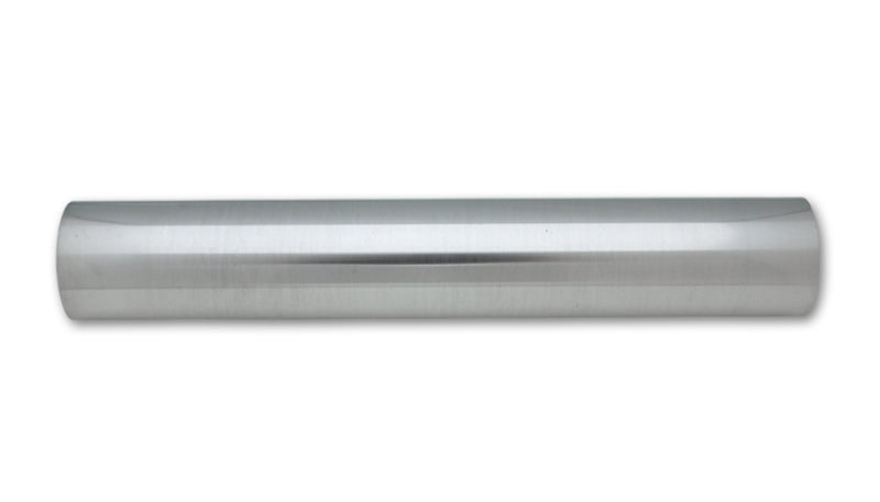 Vibrant 3.5in O.D. Universal Aluminum Tubing (18in long Straight Pipe) - Polished Aluminum Tubing Vibrant   