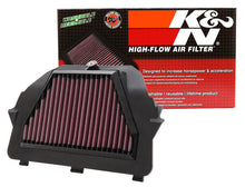 Load image into Gallery viewer, K&amp;N 08-09 Yamaha YZF R6 Replacement Air Filter Air Filters - Drop In K&amp;N Engineering   