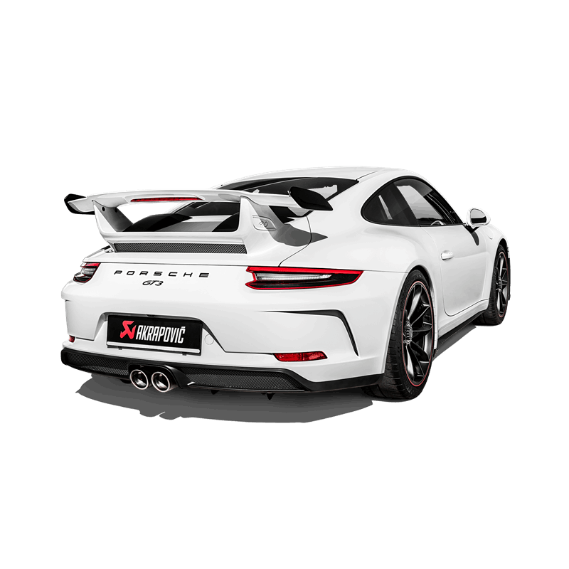 Akrapovic 2018 Porsche 911 GT3 (991.2) Slip-On Race Line (Titanium) w/Header/Tail Pipes Headers & Manifolds Akrapovic   