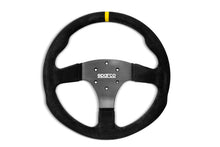 Load image into Gallery viewer, Sparco Steering Wheel R330B Suede w/ Button Steering Wheels SPARCO   