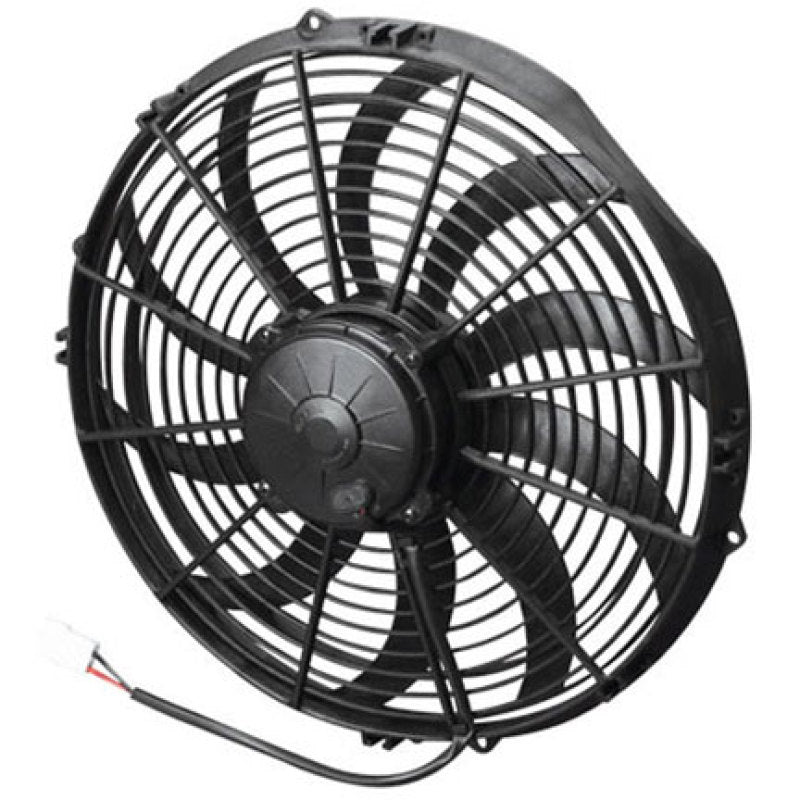 SPAL 1652 CFM 14in High Performance Fan - Pull/Curved (VA08-AP71/LL-53A) Fans & Shrouds SPAL   