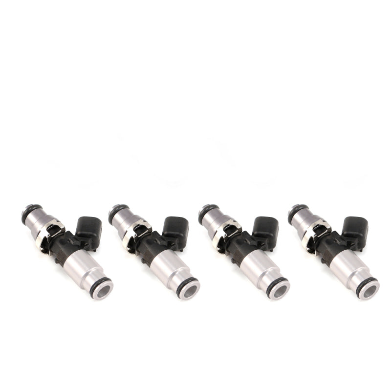 Injector Dynamics 1700cc Injector - 60mm Length - 14mm Grey Top - 14mm Lower O-Ring Fuel Injector Sets - 4Cyl Injector Dynamics   