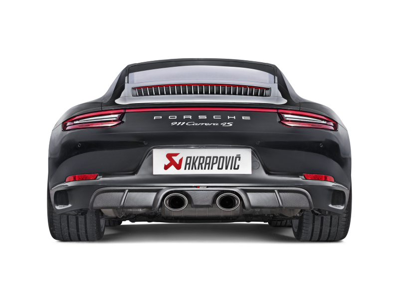 Akrapovic 16-17 Porsche 911 Carrera S/4/4S/GTS (991.2) Slip-On Line (Titanium) w/ Titanium Tips Muffler Akrapovic   