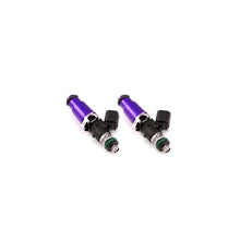 Load image into Gallery viewer, Injector Dynamics ID1050X Injectors - 60mm Length - 14mm Purple Top - 14mm Lower O-Ring (Set of 2) Fuel Injector Sets - 2Cyl Injector Dynamics   