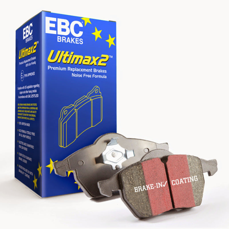 EBC 10-13 Audi A3 2.0 TD Ultimax2 Rear Brake Pads Brake Pads - OE EBC   
