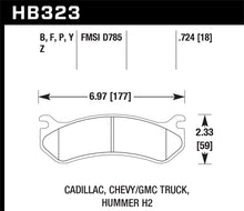 Load image into Gallery viewer, Hawk 06 Chevy Avalanche 2500 / GMC Truck / Hummer Super Duty Street Rear Brake Pads Brake Pads - Performance Hawk Performance   