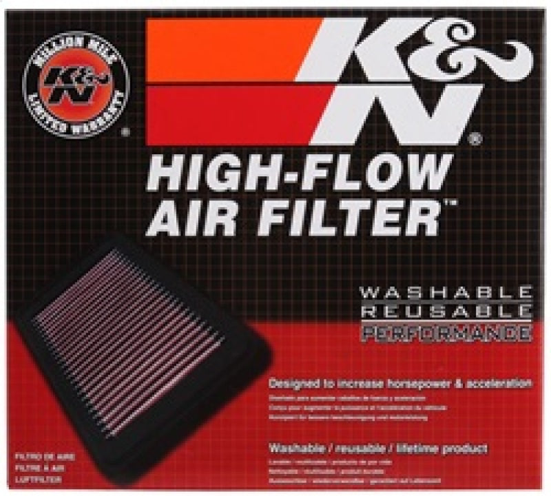 K&N 01-09 Audi A4/RS4/S4 Drop In Air Filter Air Filters - Drop In K&N Engineering   