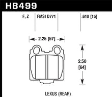 Load image into Gallery viewer, Hawk 00-05 Lexus IS300 HPS Street Rear Brake Pads Brake Pads - Performance Hawk Performance   