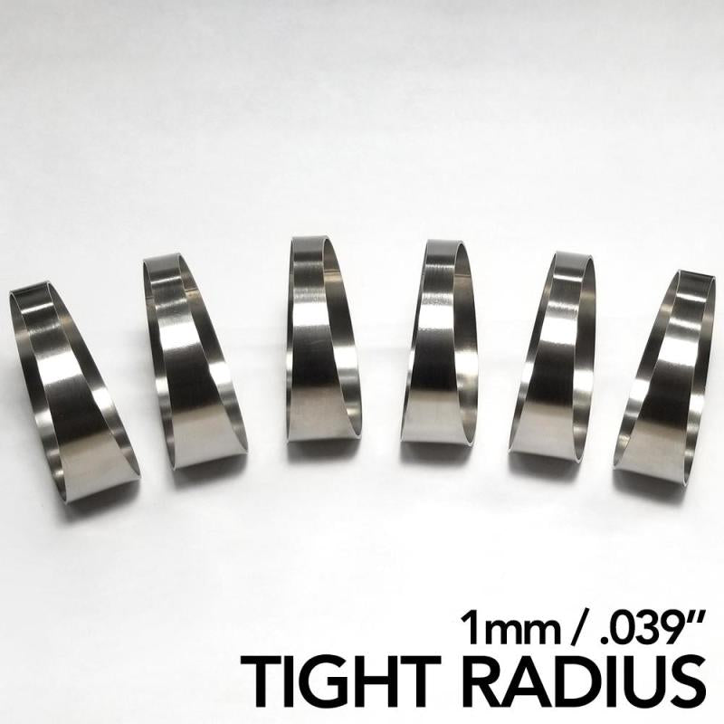 Ticon Industries 1.50in 7.5 Degree 1D/1.5in CLR Tight Radius 1mm Wall Titanium Pie Cuts - 6pk Titanium Tubing Ticon   