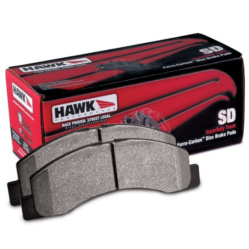 Hawk 06 Chevy Avalanche 2500 / GMC Truck / Hummer Super Duty Street Rear Brake Pads Brake Pads - Performance Hawk Performance   