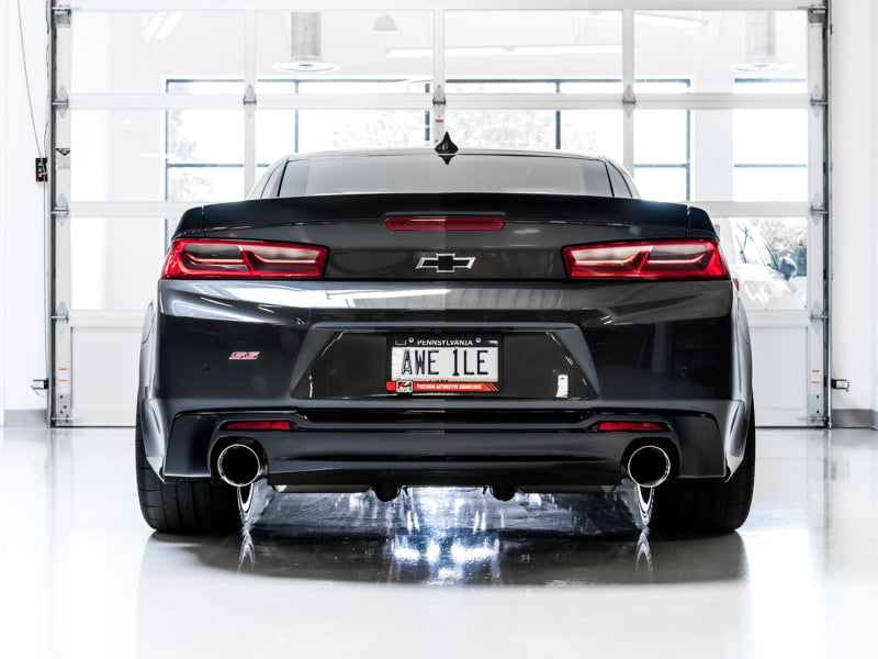 AWE Tuning 16-18 Chevrolet Camaro SS Axle-back Exhaust - Touring Edition (Chrome Silver Tips) Axle Back AWE Tuning   