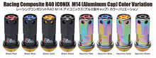 Load image into Gallery viewer, Project Kics 14x1.50 R40 Iconix Lock &amp; Lug Nuts - Neo Chrome w/Gold Cap (16+4 Locks) Lug Nuts Project Kics   