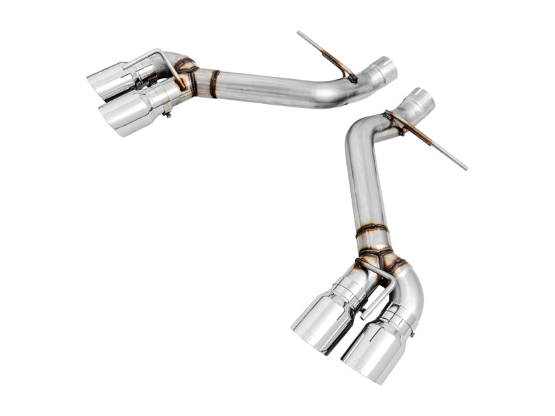 AWE Tuning 16-19 Chevrolet Camaro SS Axle-back Exhaust - Track Edition (Quad Chrome Silver Tips) Axle Back AWE Tuning   