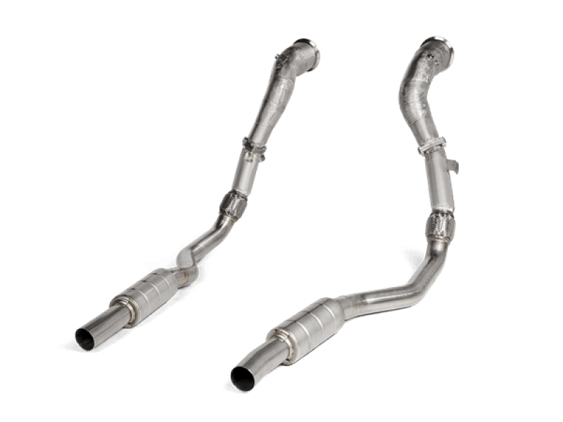 Akrapovic 2020 Audi RS6 Avant (C8) DownPipe (SS) w/Link Pipe Set (Does Not Fit w/L-AU/SS/6) Downpipes Akrapovic   