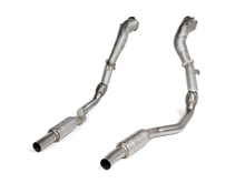 Load image into Gallery viewer, Akrapovic 2020 Audi RS6 Avant (C8) DownPipe (SS) w/Link Pipe Set (Does Not Fit w/L-AU/SS/6) Downpipes Akrapovic   