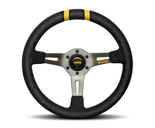 Load image into Gallery viewer, Momo MODDRIFT Steering Wheel 330 mm -  Black Suede/Anth Spokes/2 Stripes Steering Wheels MOMO   