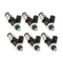 Load image into Gallery viewer, Injector Dynamics 1700cc Injectors-48mm Length-14mm Top - 14mm Low O-Ring (R35 Low Spacer)(Set of 6) Fuel Injector Sets - 6Cyl Injector Dynamics   