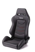 Load image into Gallery viewer, Recaro Speed V Passenger Seat - Black Leather/Red Suede Accent Reclineable Seats Recaro   