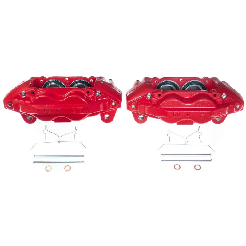 Power Stop 16-21 Toyota Sequoia Front Red Calipers - Pair Brake Calipers - Perf PowerStop   