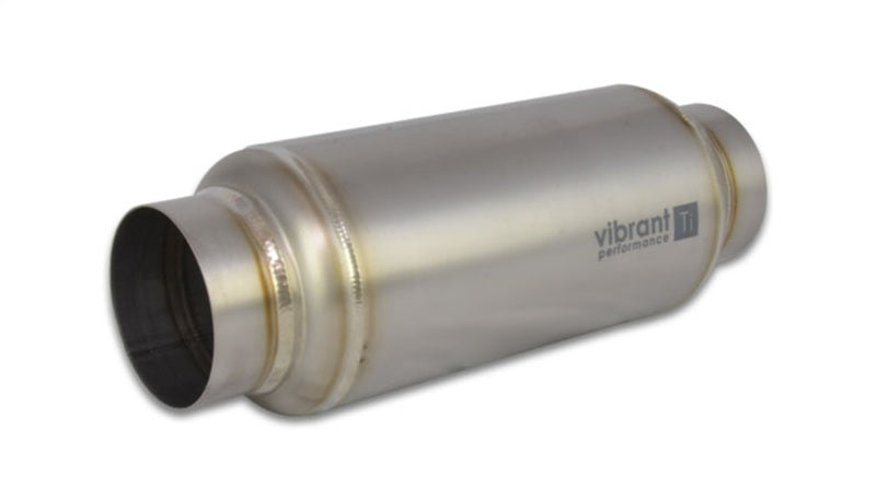 Vibrant Titanium Resonator 3in. Inlet / 3in. Outlet x 12in. Long Resonators Vibrant   