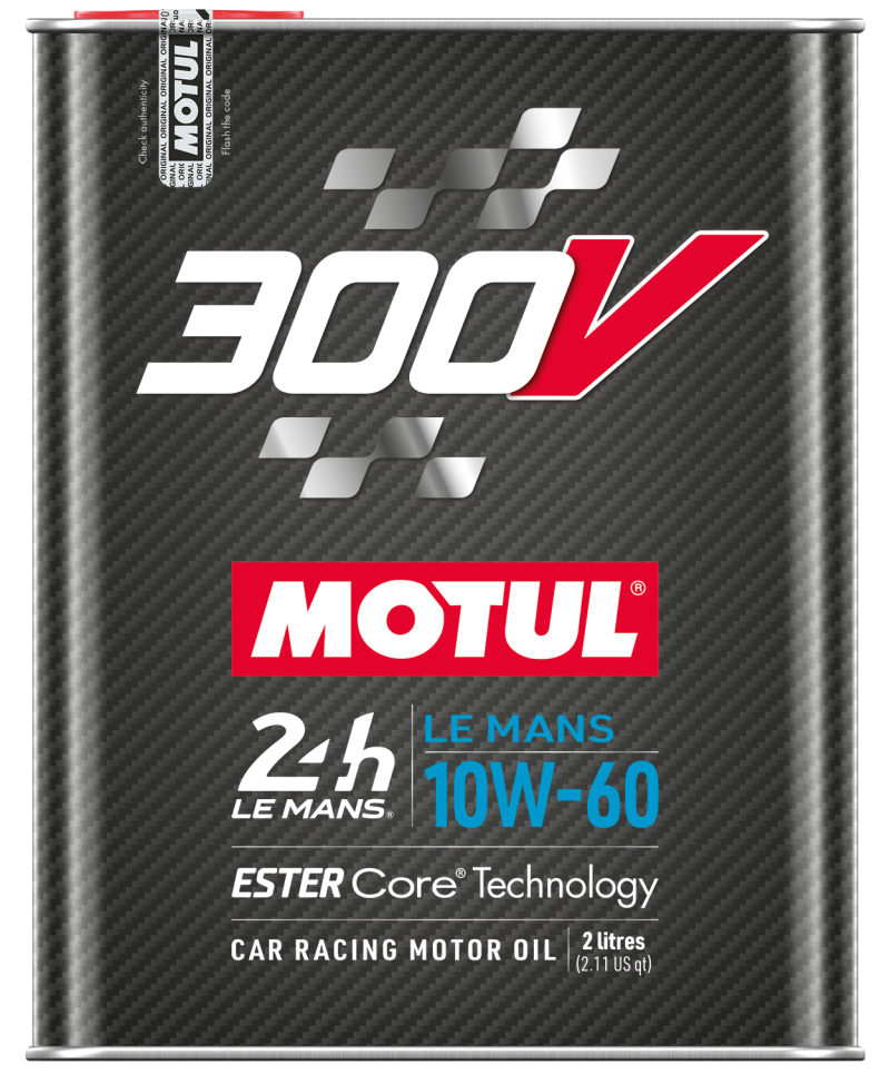 Motul 2L Synthetic-ester Racing Oil 300V Le Mans 10W60 10x2L Motor Oils Motul   