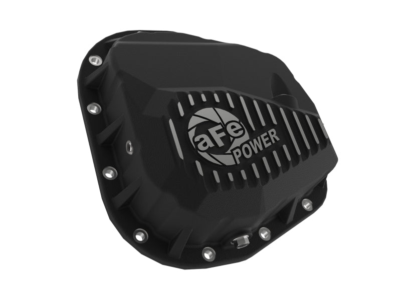 aFe 97-23 Ford F-150 Pro Series Rear Differential Cover Black w/ Machined Fins Diff Covers aFe   