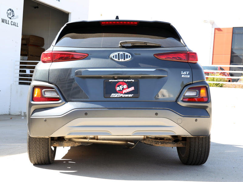 aFe Takeda 2-1/2in 304 SS Axle-Back Exhaust 18-21 Hyundai Kona L4 1.6L (t) Axle Back aFe   