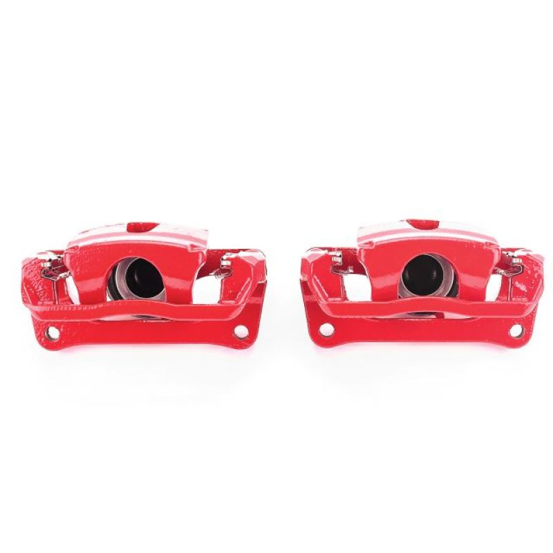 Power Stop 12-17 Ford F-150 Rear Red Calipers w/Brackets - Pair Brake Calipers - Perf PowerStop   