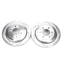 Load image into Gallery viewer, Power Stop 07-17 Ford Expedition Rear Evolution Drilled &amp; Slotted Rotors - Pair Brake Rotors - Slot &amp; Drilled PowerStop   