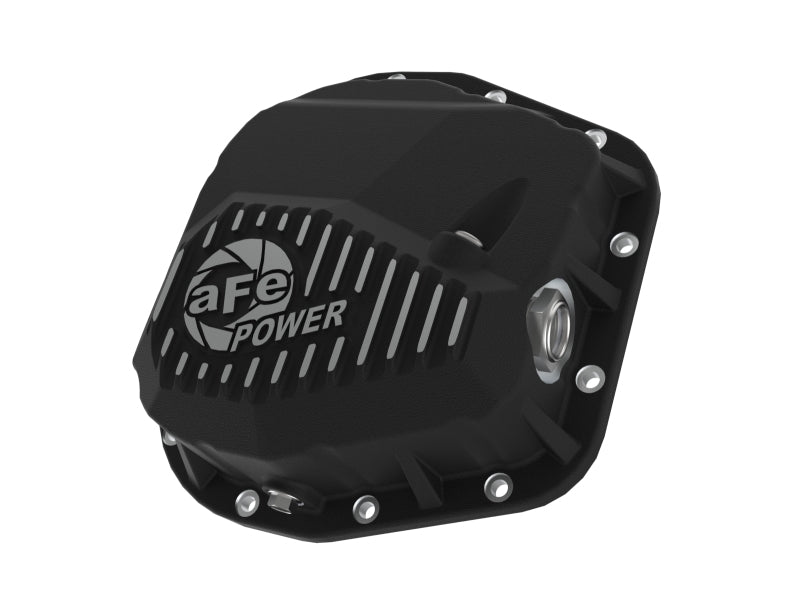 aFe 97-23 Ford F-150 Pro Series Rear Differential Cover Black w/ Machined Fins Diff Covers aFe   