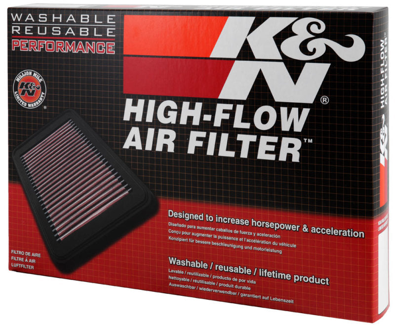 K&N Custom Oval Air Filter 7.75in OW X 14.625in OL x 2in H Air Filters - Drop In K&N Engineering   