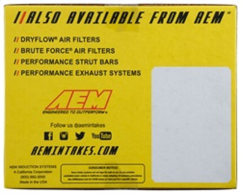 AEM 00-06 VW Jetta 1.8T/ Golf 1.8T Red Cold Air Intake Cold Air Intakes AEM Induction   