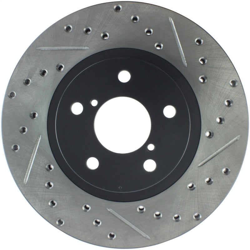StopTech Slotted & Drilled Sport Brake Rotor Brake Rotors - Slot & Drilled Stoptech   