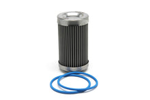 Load image into Gallery viewer, Fuelab 100 Micron Stainless Replacement Element - 3in w/2 O-Rings &amp; Instructions Fuel Filters Fuelab   