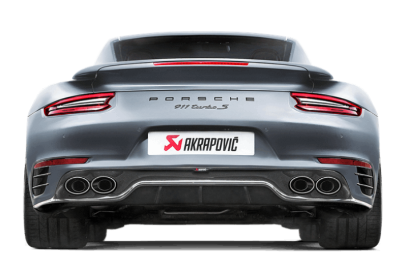 Akrapovic 16-17 Porsche 911 Turbo/Turbo S (991.2) Slip-On Line (Titanium) (Req. Tips/Diffuser) Muffler Akrapovic   