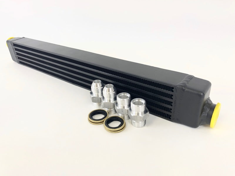 CSF 82-94 BMW 3 Series (E30) High Performance Oil Cooler w/-10AN Male & OEM Fittings Oil Coolers CSF   