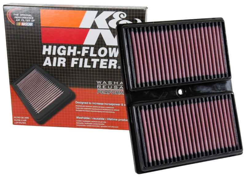 K&N 15-17 Audi A1 L3-1.0L F/l - Replacement Drop In Air Filter Air Filters - Drop In K&N Engineering   