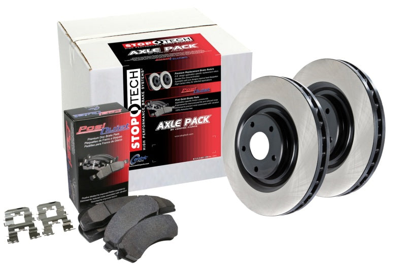 Centric OE Coated Front & Rear Brake Kit (4 Wheel) Brake Pads - Performance Stoptech   